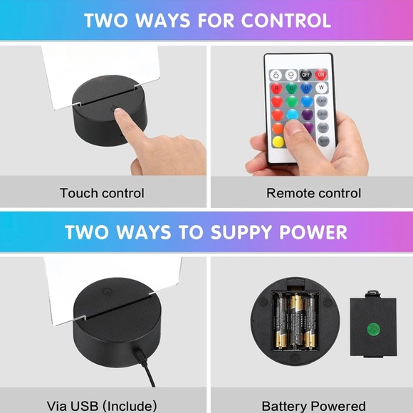 Star Wars Aztec Calendar Style LED Night Light Lamp Colors Changing - Picture 7 of 7